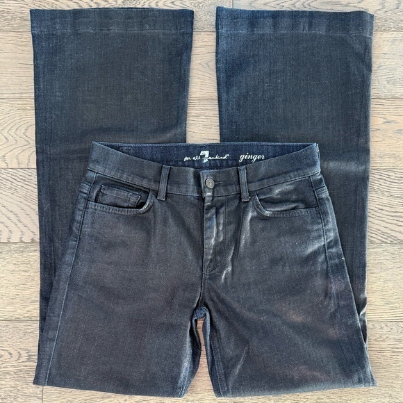 7 For All Mankind Ginger Flare Jeans - Picture 1 of 9